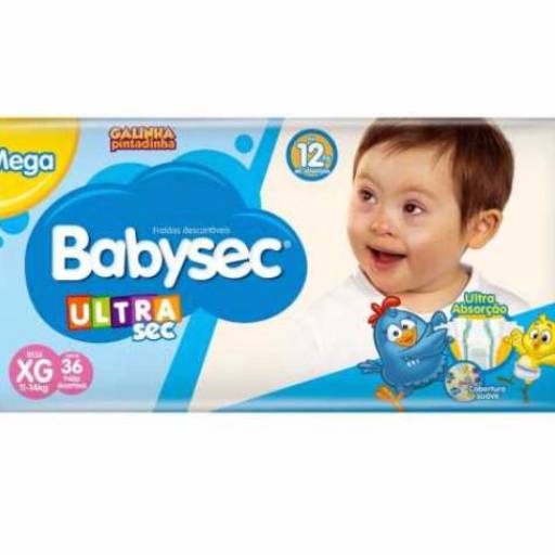 Fralda Babysec Galinha Pintadinha XG