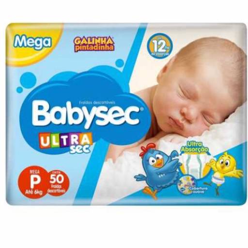 Fralda Babysec Galinha Pintadinha P