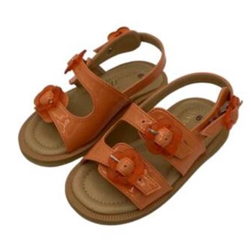 Sandália Verniz Laranja 