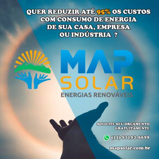 Economia de até 95% na conta de luz por Map Solar