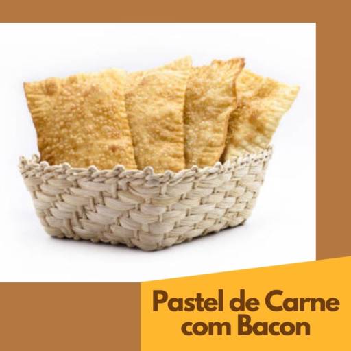 Pastel de Carne com Bacon por Pastelaria do Calçadão