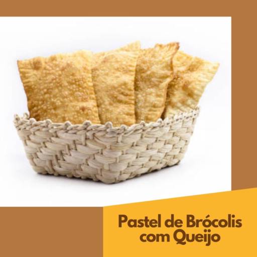 Pastel de Brócolis com Queijo por Pastelaria do Calçadão