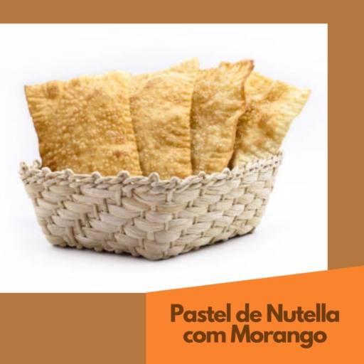 Pastel de Nutella com Morango por Pastelaria do Calçadão