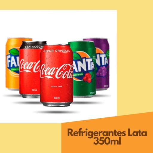 Refrigerante Lata 350ml por Pastelaria do Calçadão