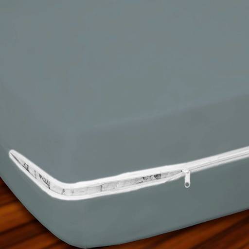 Capa de Colchão Solteiro em Malha com Zíper