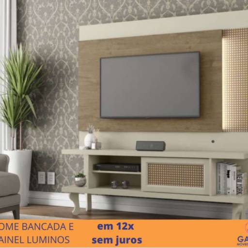 Home Bancada e Painel Luminos por Garcia Colchões E Móveis Ltda Me