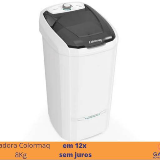 Lavadora Colormaq 8Kg por Garcia Colchões E Móveis Ltda Me