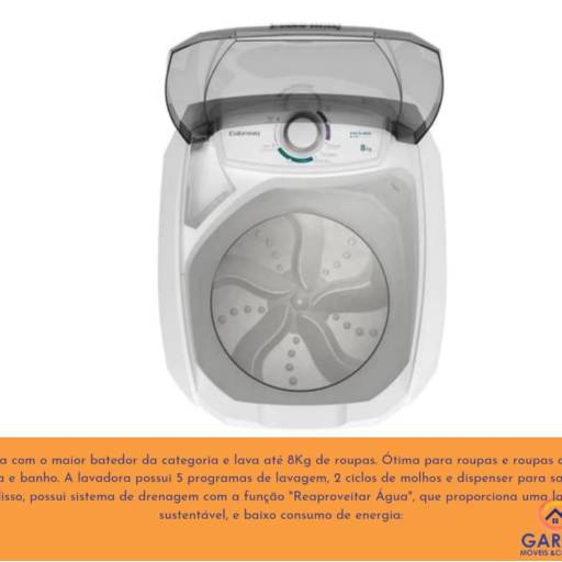 Lavadora Colormaq 8Kg por Garcia Colchões E Móveis Ltda Me