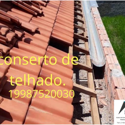 Comprar o produto de Conserto de telhado em Construtores - Pedreiros pela empresa Pedro Reformas e Construções em Piracicaba, SP por Solutudo