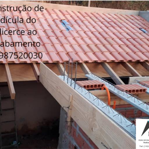 Construção do alicerce ao acabamento por Pedro Reformas e Construções