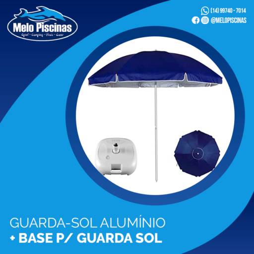 Comprar o produto de Guarda Sol - Alumínio em Piscinas pela empresa Melo Piscinas em Ninho Verde II Eco Residence, SP por Solutudo