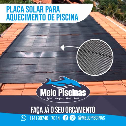 Comprar o produto de Placa Solar em Piscinas pela empresa Melo Piscinas em Ninho Verde II Eco Residence, SP por Solutudo