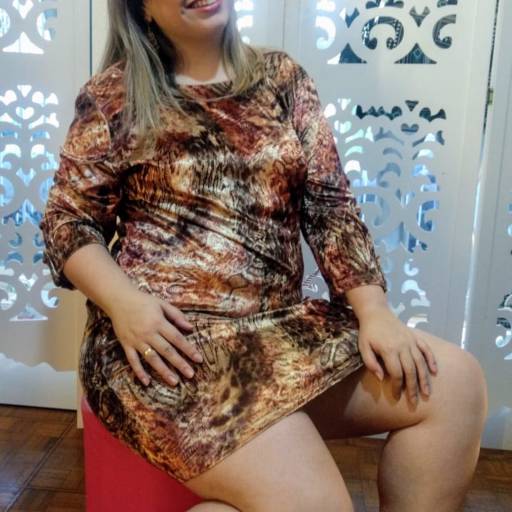 Vestido Lumini  48/52 por Divina Plus Size - Outlet  Vestido Lumini  48/52 por Divina Plus Size - Outlet