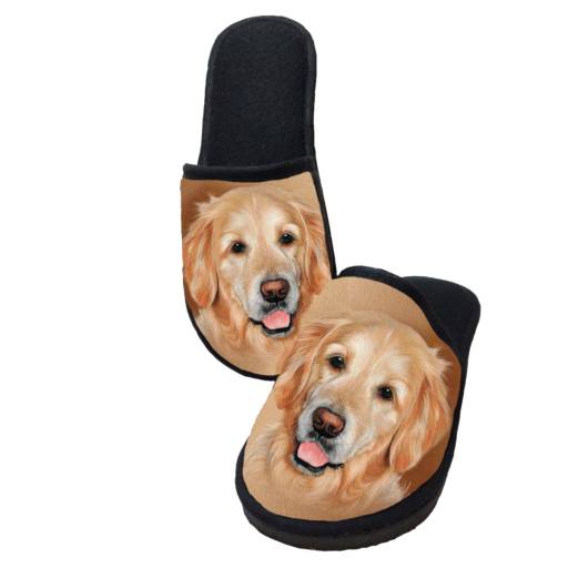 Pantufa Térmica Golden Retriever - Personalizada por Chinelize Personalizados