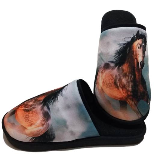 Pantufa Country Cavalo - Horse - Personalizada Cod 04