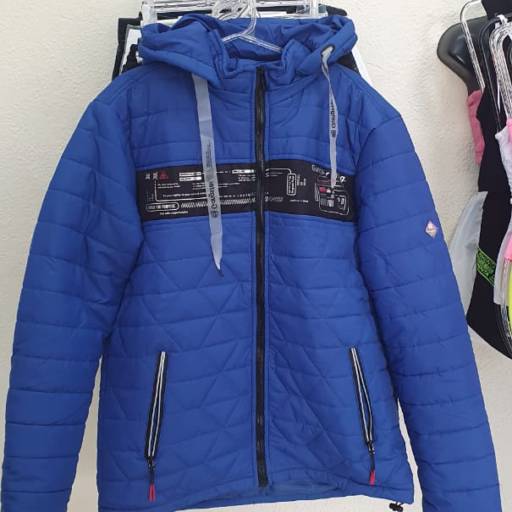 Jaqueta Bombojaco Azul com Preto em Bauru por Loja Mentblindada 014 