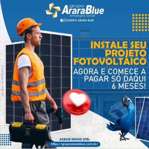 Projeto de Energia Solar por Arara Blue - Energia Solar (São Félix do Xingu)