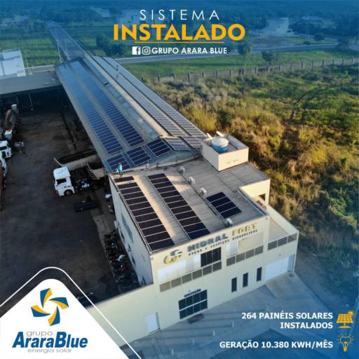 Energia Solar para Indústria por Arara Blue - Energia Solar (Redenção)