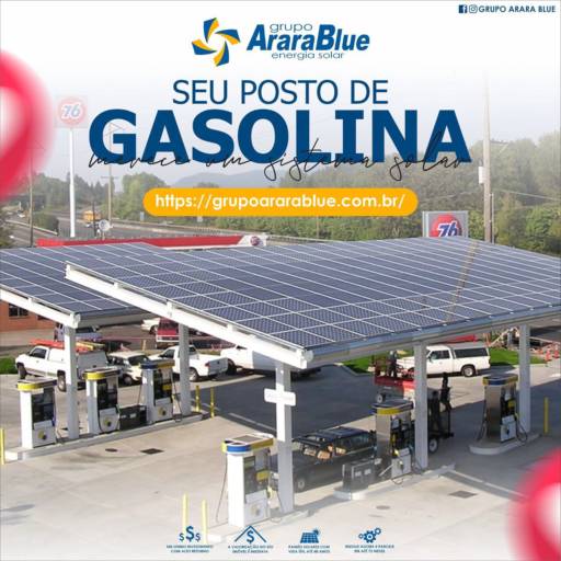 Energia Solar para Posto de Gasolina por Arara Blue - Energia Solar (Ourilândia do Norte)