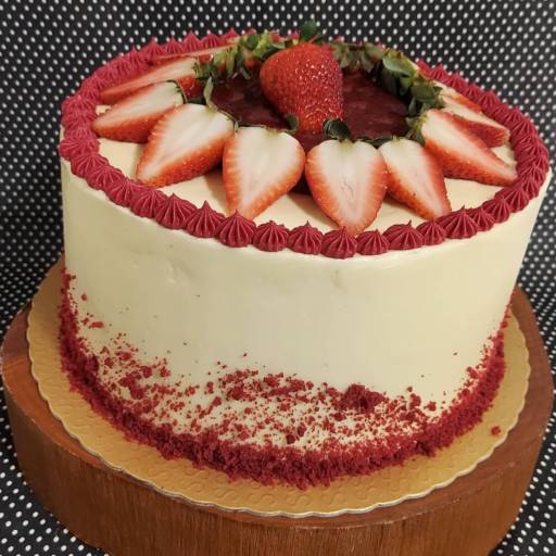 Bolo Red Velvet por Culinaria da Lu