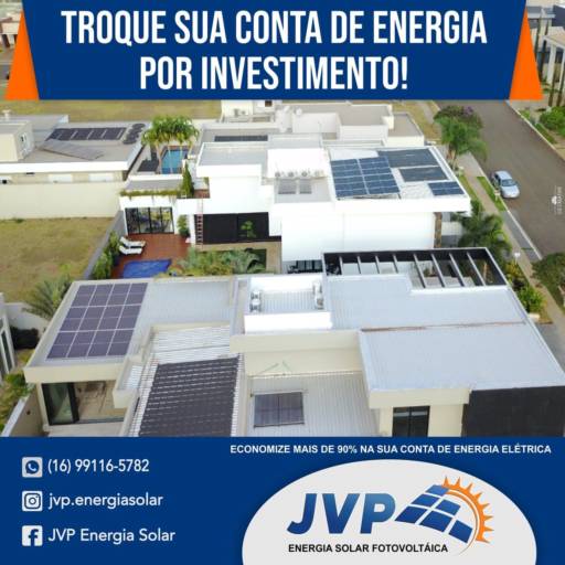 Comprar o produto de Instalação de Painéis Solares em Energia Solar pela empresa JVP Energia Solar Fotovoltaica em Matão, SP por Solutudo