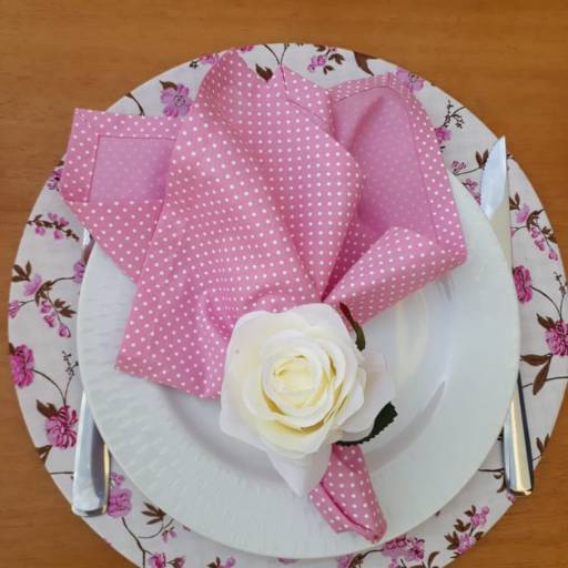 Comprar o produto de Conjunto para mesa Posta - Rosa!  em Conjunto para mesa Posta  pela empresa Rose Mary | Mesa Posta Bauru  em Bauru, SP por Solutudo