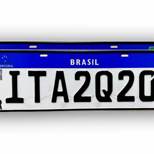 Placa Mercosul - Automóvel (Par)