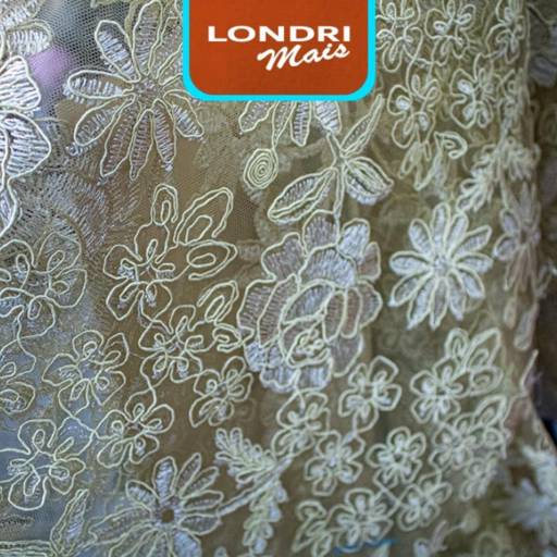 Tule Bordado por Londrimais 