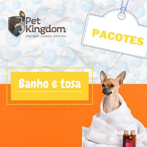 Comprar o produto de Banho e Tosa em Pet Shop pela empresa Pet Kingdom em Aracaju, SE por Solutudo