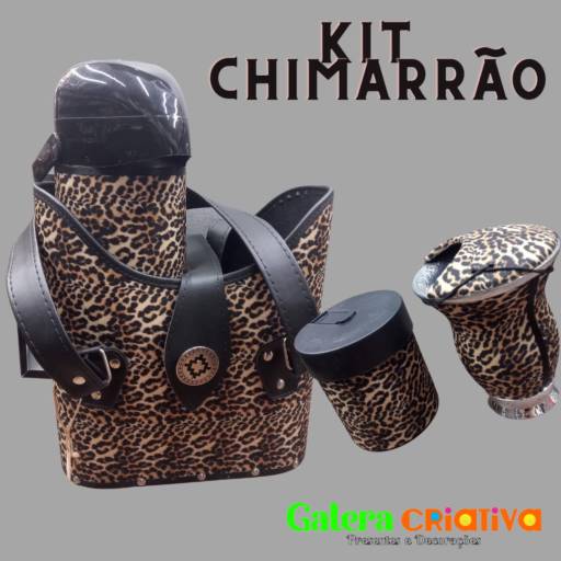 Kit Chimarrão Onça  por Galera Criativa - Presentes e Decorações