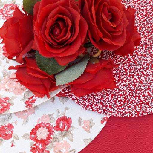 Peças artesanais para mesa posta, Dia dos Namorados! por Rose Mary | Mesa Posta Bauru 