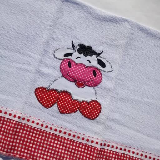 Pano de Prato Bordado em Bauru por Prendices Ateliê