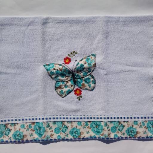 Pano de Prato Bordado em Bauru por Prendices Ateliê