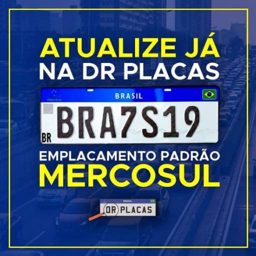 Atualização de placas veiculares por DR Placas 