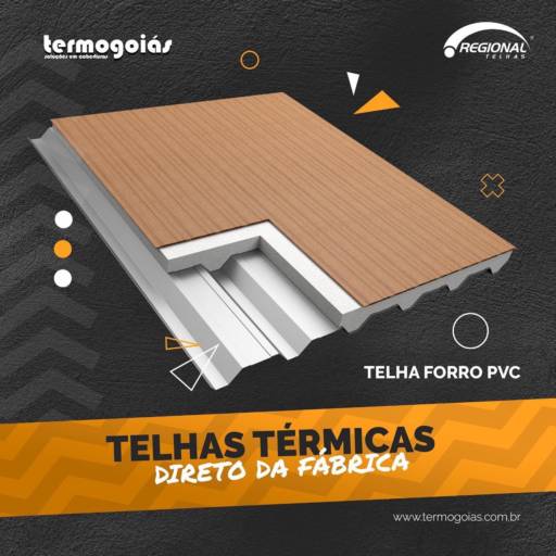 Telha Forro  PVC por Termogoiás Soluções em Coberturas