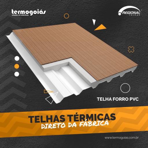 Telha Forro  PVC por Termogoiás Soluções em Coberturas