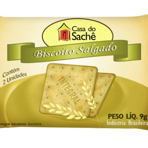 Comprar o produto de Biscoito Salgado Integral 53% em Biscoito pela empresa Casa do Sachê em Porto Alegre, RS por Solutudo