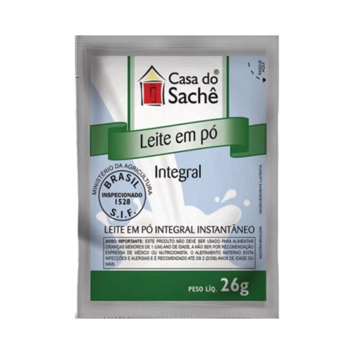 Leite em Pó Integral Instantâneo 