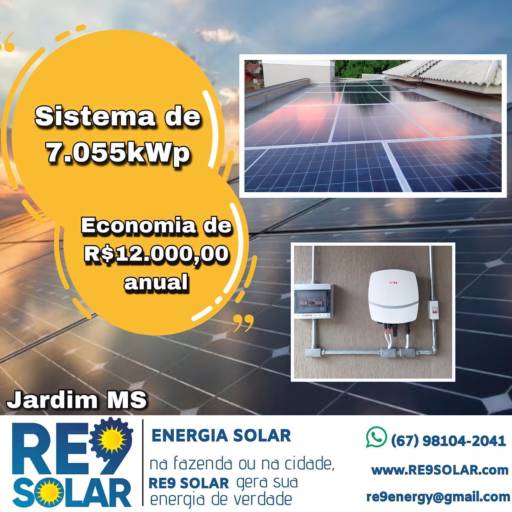 Energia Solar Comercial por RE9 Solar