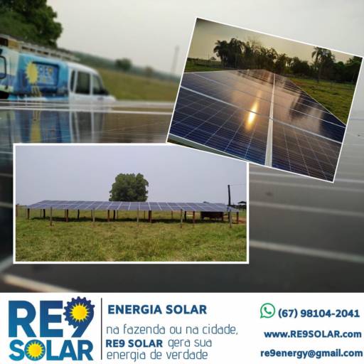 Comprar o produto de Energia Solar Rural em Energia Solar pela empresa RE9 Solar em Jardim, MS por Solutudo