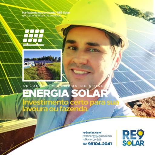 Comprar o produto de Energia Solar em Jardim em Energia Solar pela empresa RE9 Solar em Jardim, MS por Solutudo