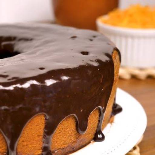 Cenoura com calda de chocolate