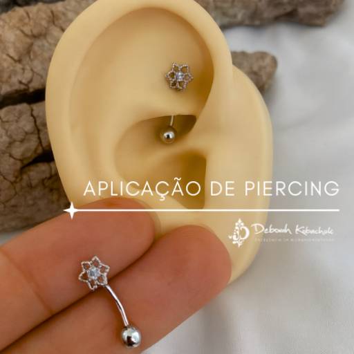 Aplicação de Piercing  por Dermokob - Procedimentos e Produtos para Micropigmentação