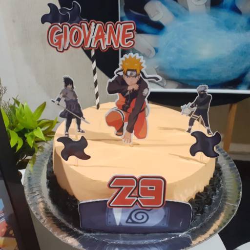 Bolo de Aniversário do Naruto 
