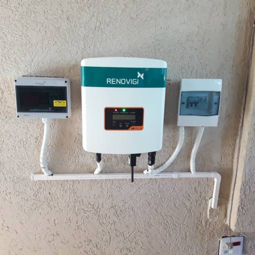 Instalação de sistema fotovoltaico  por Energizel 