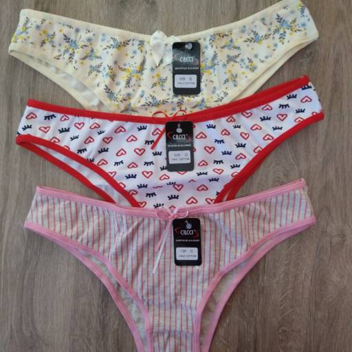 Calcinha de Cotton Estampas Variadas