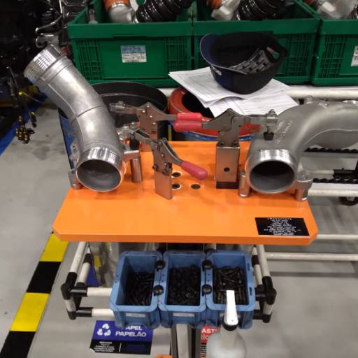 Dispositivo para Pré Montagem de Peças em Linha por CRD  Soluções Industriais