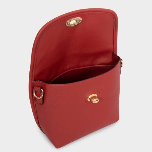 Bolsa Crossbody Vermelha 2 em 1 por Constance - Calçados em Bauru