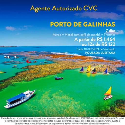 Pacote Porto de Galinhas