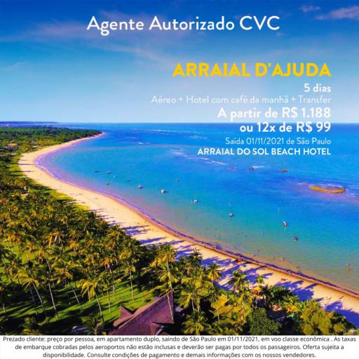 Pacote Arraial d'Ajuda